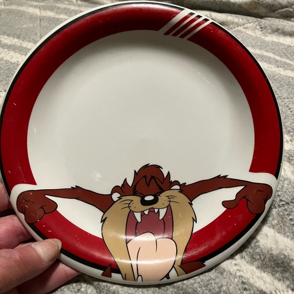 Gibson Looney Tunes Tasmanian Devil Bowl and Plate - Picture 7 of 9
